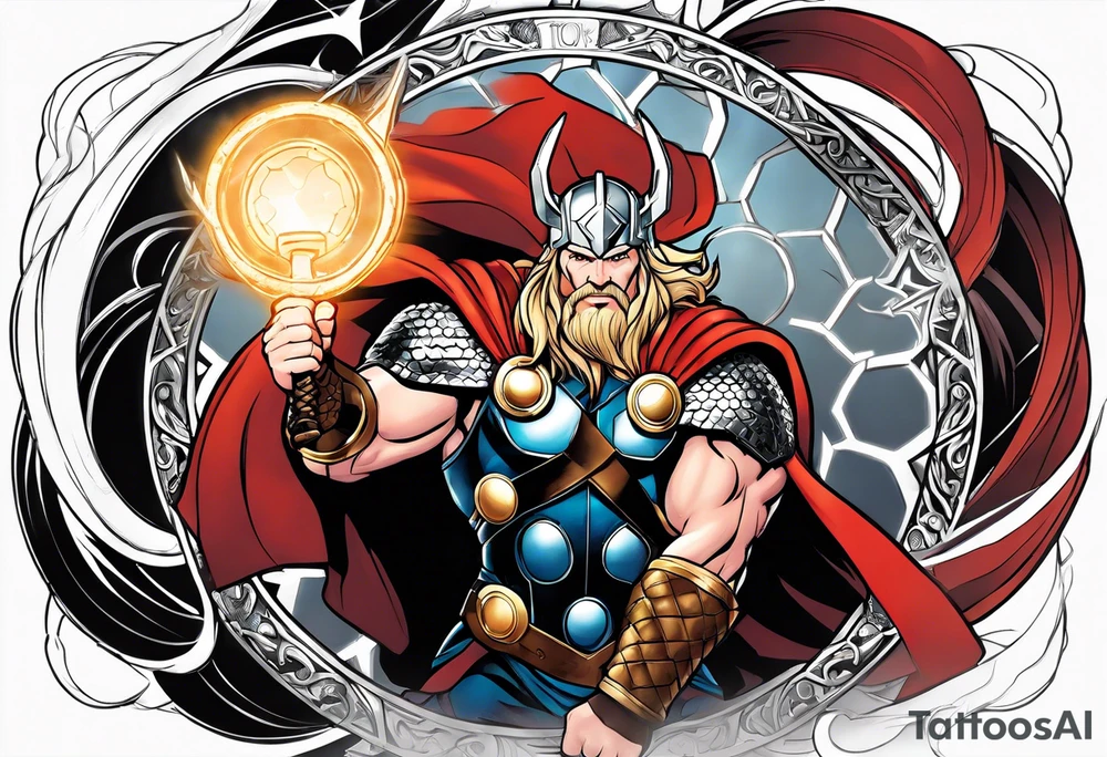 The Mighty Thor from MCU tattoo idea