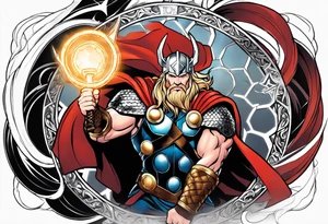The Mighty Thor from MCU tattoo idea