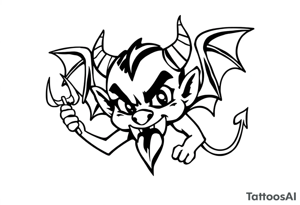 Devil tattoo idea
