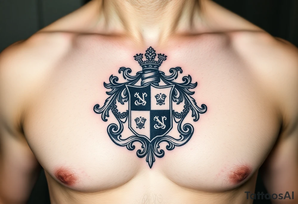 Smith, Irish family crest very intricate tattoo idea