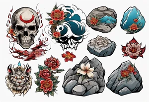 A rock tattoo idea