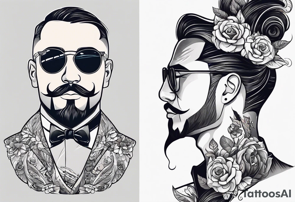 happy on the outside tattoo idea