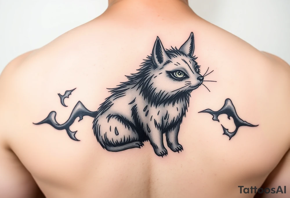 Leśny with moomin snufkin form tattoo idea