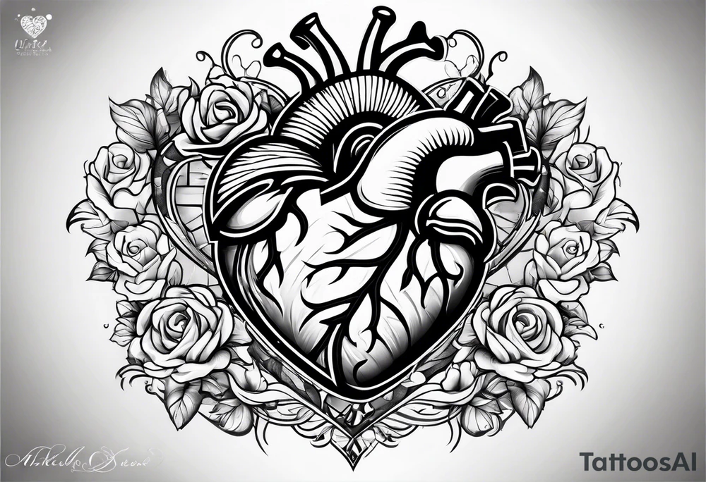 heart tattoo idea