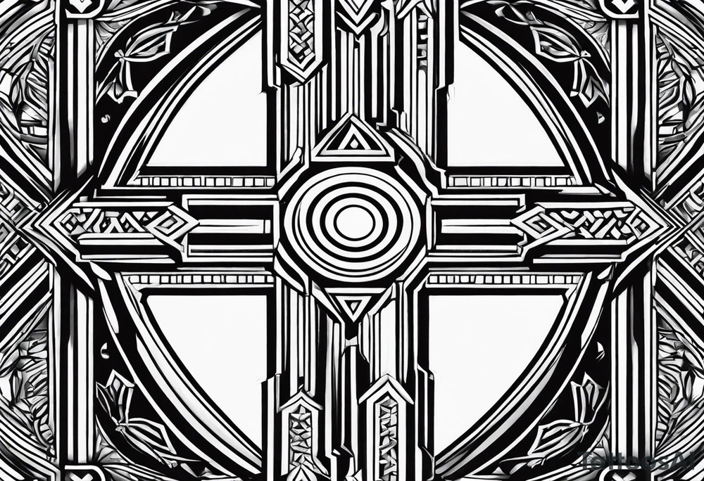 Coptic cross I am a Decon tattoo idea