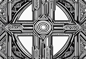 Coptic cross I am a Decon tattoo idea