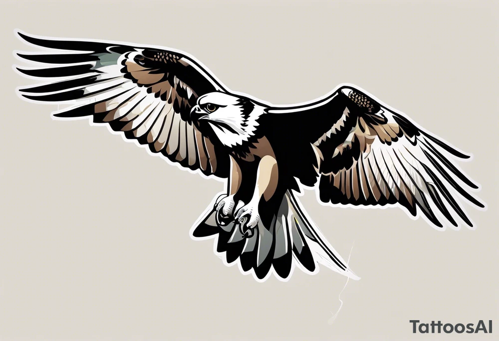 osprey taking off tattoo idea