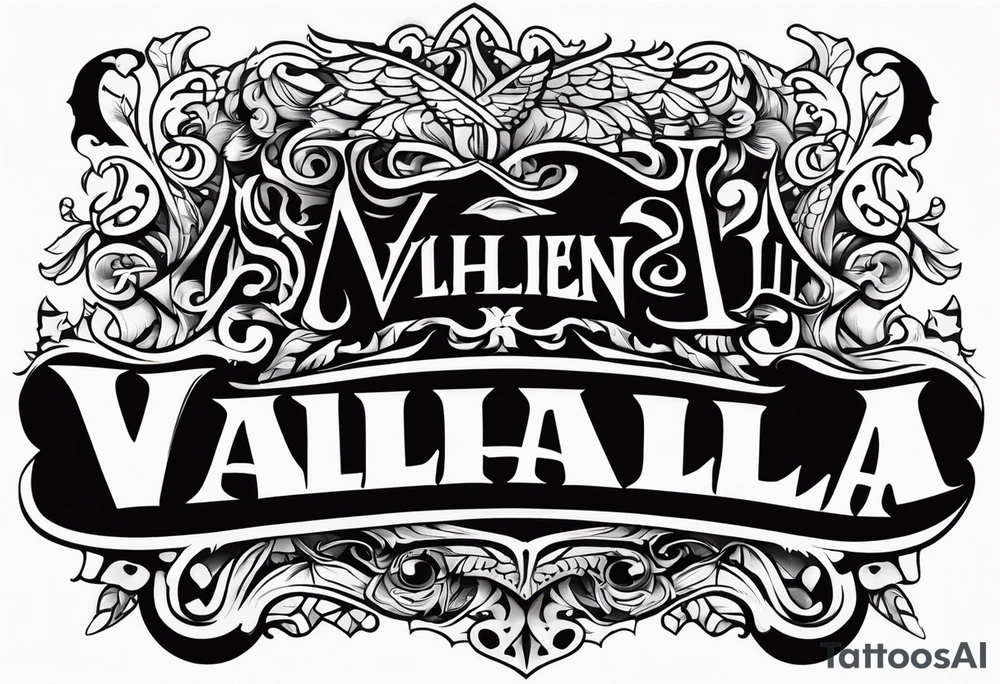 Valhalla tattoo idea