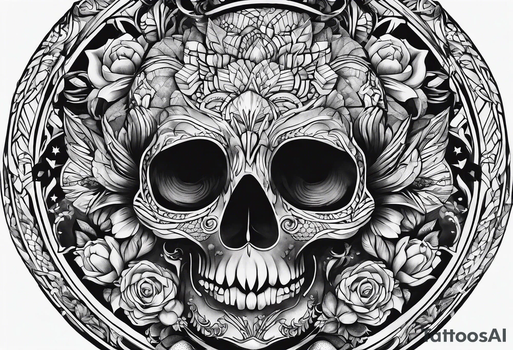 round tattoo tattoo idea