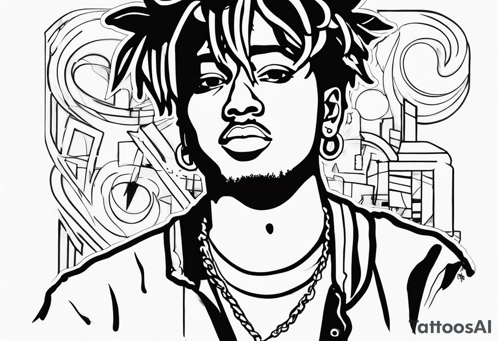 juice wrld tattoo idea