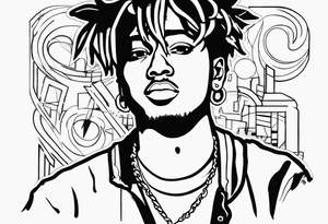 juice wrld tattoo idea