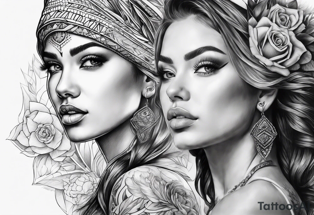 3 angles tattoo idea