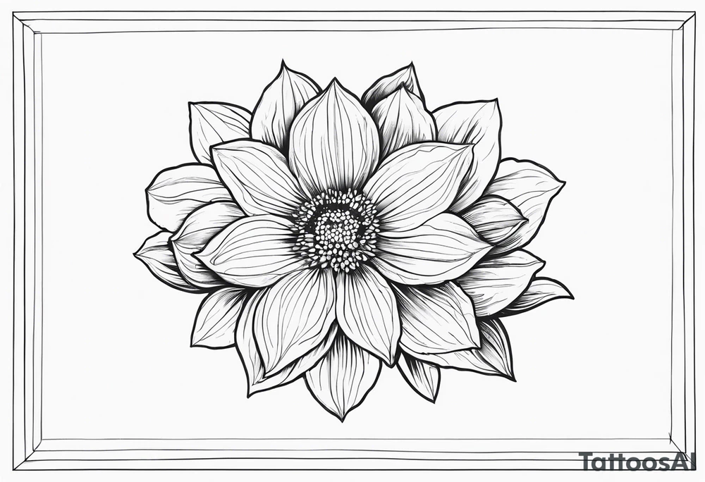 State flower of Colorado tattoo idea