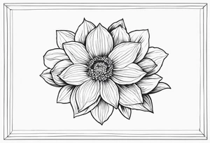 State flower of Colorado tattoo idea