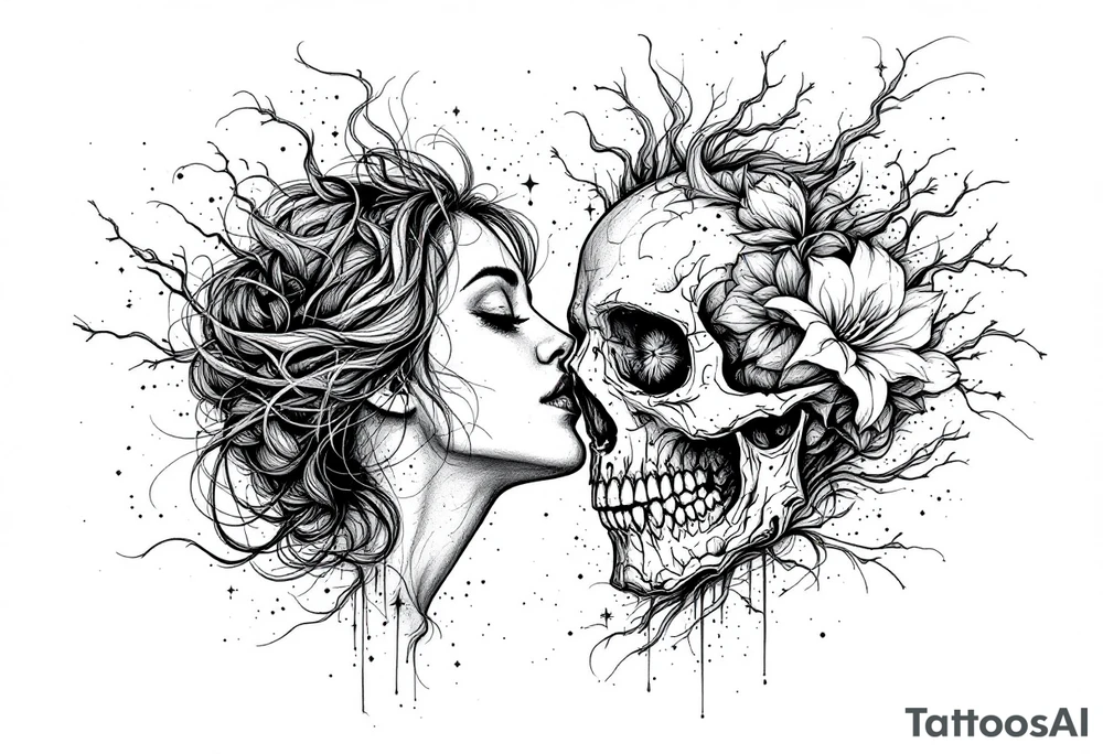 Family, brothers, skull, mom tattoo idea