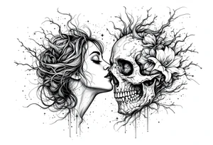 Family, brothers, skull, mom tattoo idea