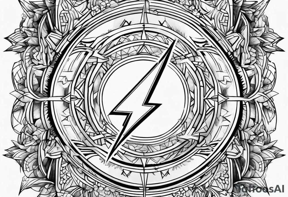 lightning tattoo idea