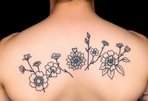 Garden, love, loyalty, honesty tattoo idea