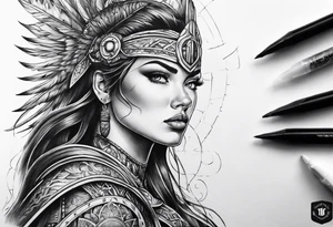 Time warrior tattoo idea