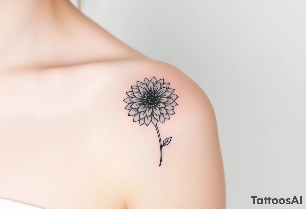 chrysanthemum tattoo idea