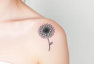 chrysanthemum tattoo idea