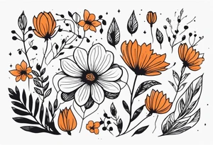 natural patterns, no people, nothing scary, no flowers tattoo idea