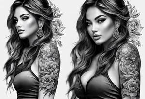 full sleeve tattoo from hand to shoulder tattoo idea