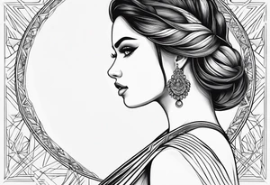 pena delicada, esvoasante e feminina para mulher. tattoo idea