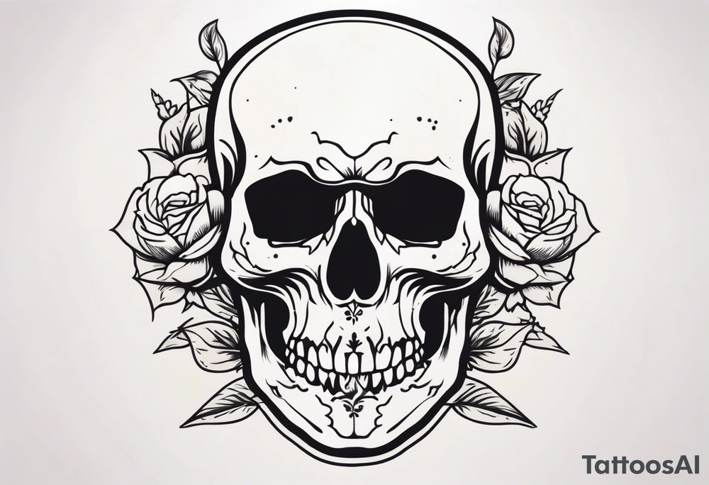 skull tattoo idea