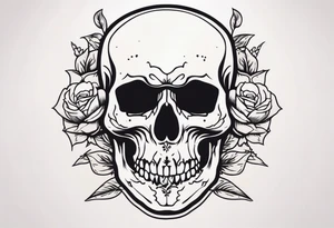 skull tattoo idea