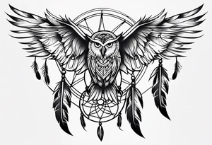 Dreamcatcher tattoo. tattoo idea