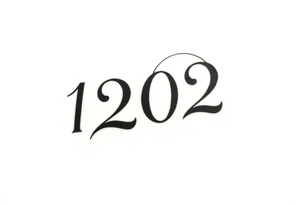 Fine line minimalist that blends in and disguises “1202” that’s already tattooed. The images cannot look like numbers. The tattoo ideas need to completely hide that these are numbers tattoo idea