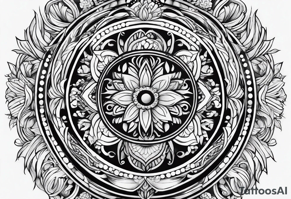 Circles tattoo idea