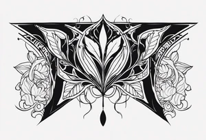 bloody cut tattoo idea