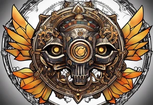 Borderlands 2 game, borderlands 2 symbol, steampunk tattoo idea