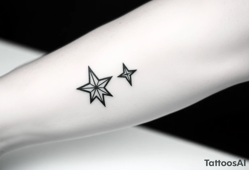 Stars tattoo idea