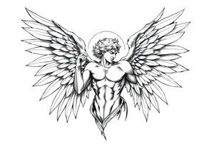 Michael the archangel tattoo idea