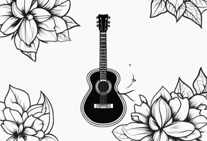 Guitar tattoo idea