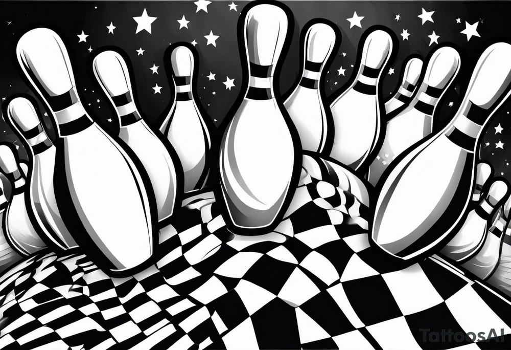 Bowling tattoo idea