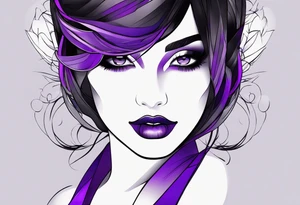 lines around wrist, abstract, black and purple, covered from wrist to forearm, fully covered, no borders, blackwork, no people tattoo idea