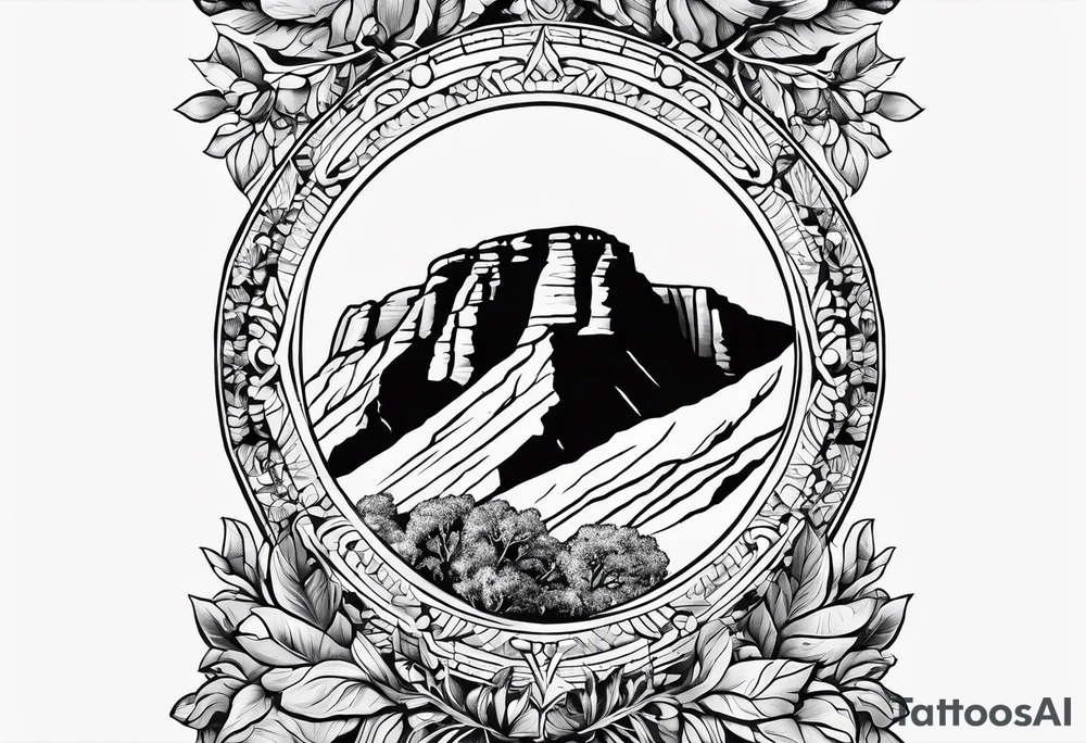 Forearm vertical, Capitol reef national park, male hiker, female hiker tattoo idea
