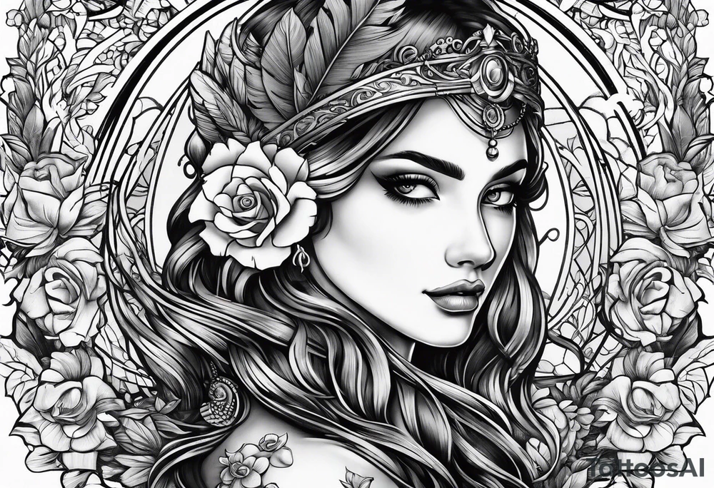 Book theme, classic literature tattoo idea