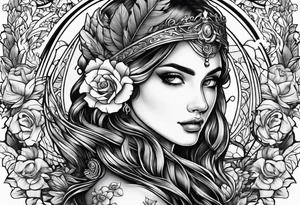 Book theme, classic literature tattoo idea