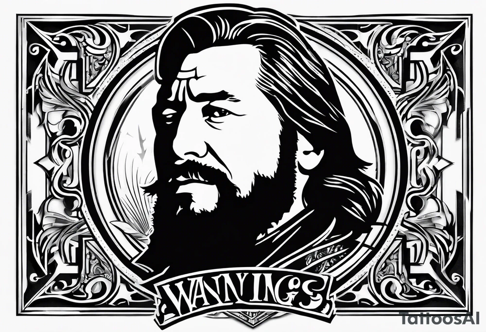 Waylon Jennings logo tattoo idea