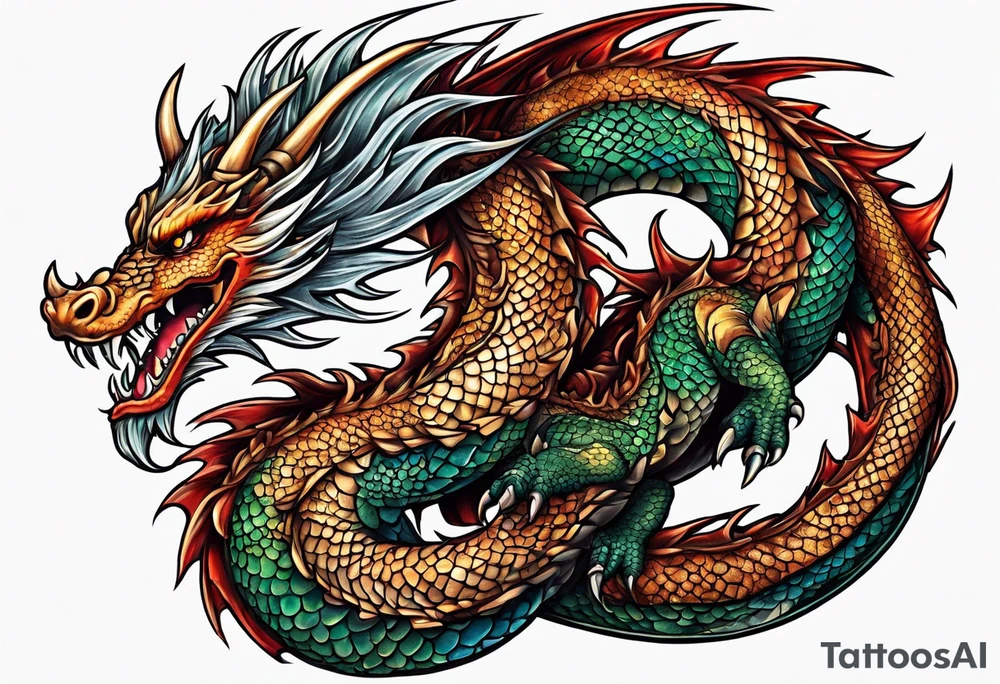 dragon tattoo idea