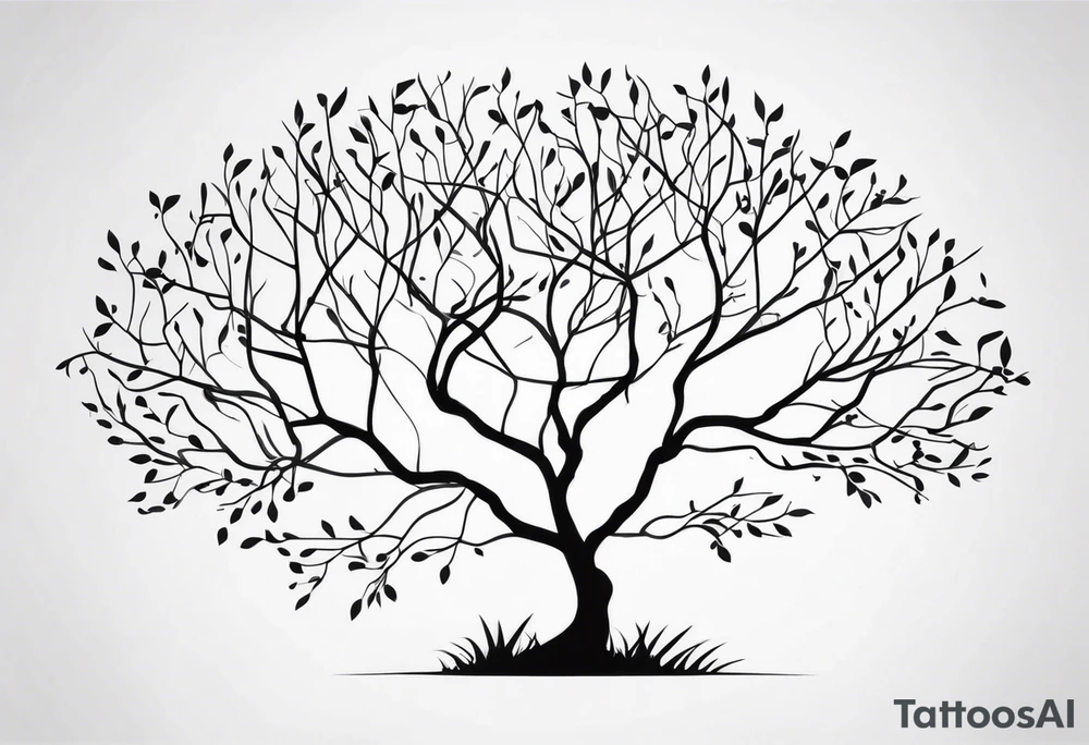 branches tree names dna tattoo idea