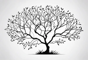 branches tree names dna tattoo idea