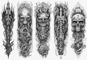 long tattoo for forearm on lovecraft them tattoo idea