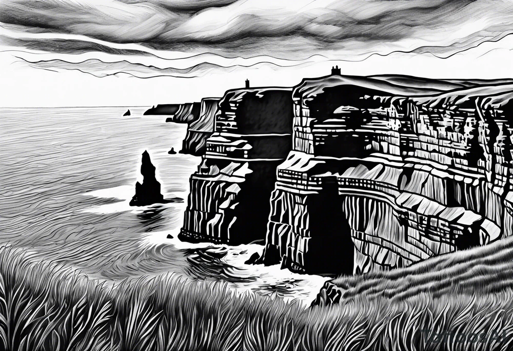 Cliffs of Moher tattoo idea