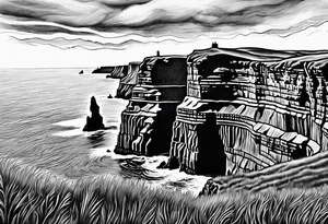Cliffs of Moher tattoo idea